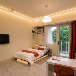 Maia Escapes Bulacan Staycation 5 mins to SM tungko studio w balcony pool view at Amaia Steps Altaraza - 5