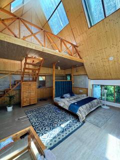 A frame Glass Cabin - Hammock & candlelight setup - 5