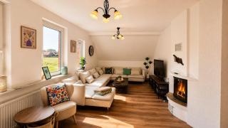 Modern Farmhouse with Fireplace and Sauna - 9