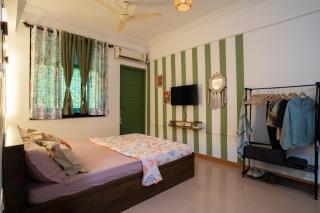 Little Green Escape- 3 Min drive to Vagator Beach - 5