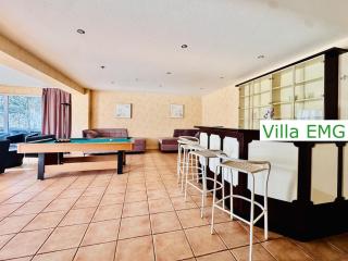 Ferienhaus Villa EMG Celle nah Hannover mit Pool, Kamin, Garten, Teich, Wald, Partyraum für Familien Gruppen bis 22 Personen - 1