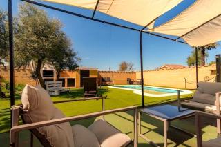 Villa Vega piscina privada y patio en Escalona - 6