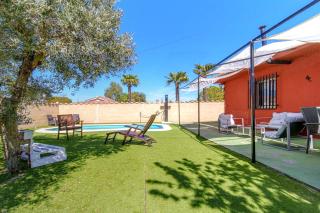 Villa Vega piscina privada y patio en Escalona - 5