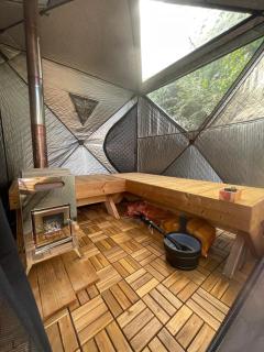 Eco-lodge Droomstam met prive panorama sauna - 9