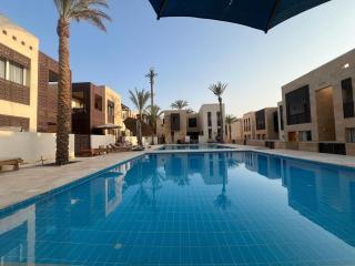 Scarab Club El Gouna - 1BR Apartment with Pool View, Terrace - Special Monthly Rates - 5