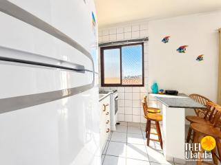 Studio 200 metros da Praia Grande, com roupa de cama 01 dormitório - 1