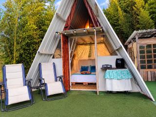 Glamping privado con piscina y vista a la montaña - 3