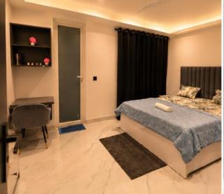 CozyDen-1BHK Near Medanta-Sec39 Gurgaon-Projector-Balcony - 9