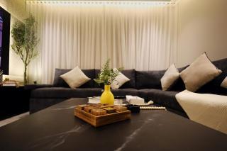 Apartment with an elegant lounge, smart entry, and a 75-inch 4K QLED TV - 3