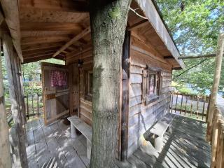 Wooden Lodge Victor de Vos - Slapen in een boomhut - Rijen, Brabant - 1