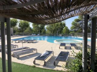 LA PERLE DE PROVENCE-Magnifique Vue CLIM LINGE Golf Saumane 6P Piscine Tennis - 5
