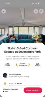 Stylish Family Friendly 3-Bed Caravan Escape at Seven Bays Park - 3