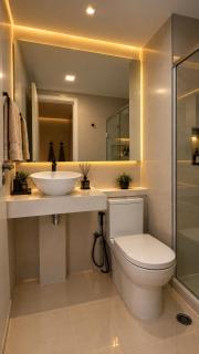 Quarto em Lindo Apartamento com Piscina, Próximo ao Metrô - 2