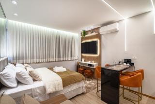 Studio Completo no Centro de Curitiba - A Passos da Rua 24 Horas e Linha Turismo - Até 4 Hóspedes - 0