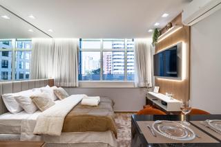 Studio Completo no Centro de Curitiba - A Passos da Rua 24 Horas e Linha Turismo - Até 4 Hóspedes - 5