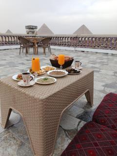 Sky pyramids view - Cairo - 8