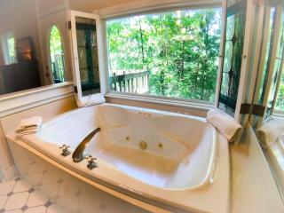 Ozark Spring Cabin 02 Cliff Side-King Bed Spa Tub - 9