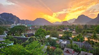 city mountain hotel vang vieng - 4