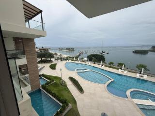 Ocean View 3BR Condo EscondidaPanama 306B Sleeps 7 Pool Marina - 0