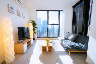 L55 Skyhigh CityView Cozy 1BR Apt near SouthernCross - Melbourne - 0
