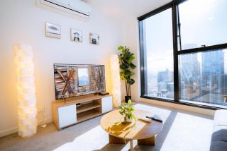 L55 Skyhigh CityView Cozy 1BR Apt near SouthernCross - Melbourne - 9