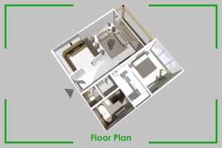 Crystal 4 Gewan Island -Airconditioned balcony with crystal view,1BR -105 - 1