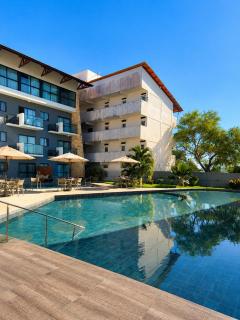 Flat com Varanda para Piscina Centro á 7 min - 6
