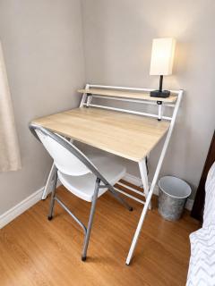 Private Queen Bedroom with Workspace, Dresser & Mini Fridge in Brampton Shared Home - 3 Baths, Full Kitchen, WiFi, Laundry & Deck - Near GO Station, Ideal for Work & Study! - 1