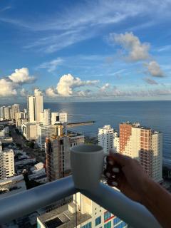 Espectacular loft moderno piso 17 con vista al mar - 6