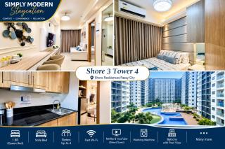 Simply Modern Staycation - 1BR Condo Pool View Walkable to MOA-Shore3 Tower4 - Manila - 0