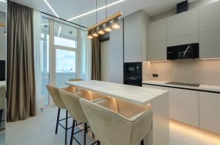 34-433 Manhattan, Beresteiskyi 11, Kyiv, Politekh metro nearby, stunning city view, 15 kW backup power, Petrovdim Apartment - 1