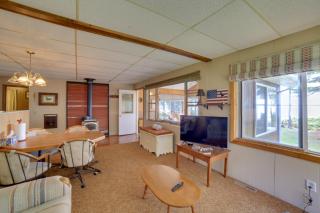 Dock & Fire Pit: Lakefront Cottage in Gould City! - 5