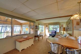 Dock & Fire Pit: Lakefront Cottage in Gould City! - 2