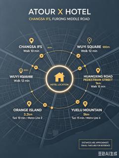 Atour X Hotel Changsha IFS Middle Furong Road - 5