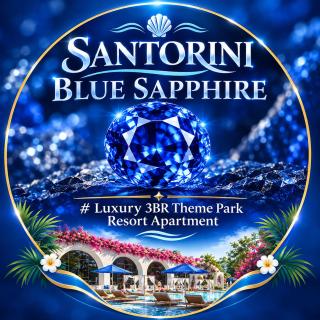 Santorini Blue Sapphire - Luxury 3BR Theme Park Resort Apartment - Negombo - 9