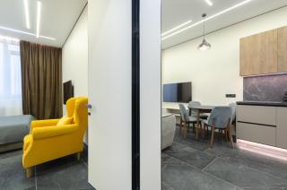 24-267 Manhattan, Beresteiskyi 11, Kyiv, Politekh metro nearby, panoramic city view, 15 kW backup power, Petrovdom Apartment - 1