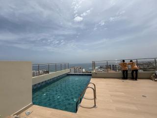 Studio tout confort, vue sur la mer avec piscine - 7