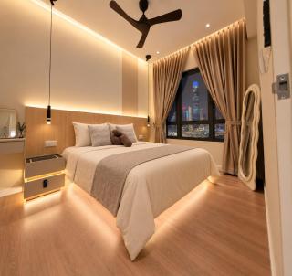 Warm Modern Luxe at Skyline KL TRX Pudu KLCC 1 min to LRT Pudu - 7