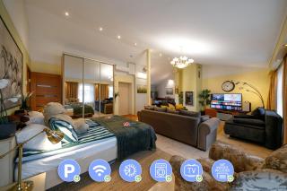 Daugava rrlux Penthouse with fireplace and free parking - 9