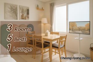 Cheongnyangni 5Beds 3Rooms 1Lounge House - 0