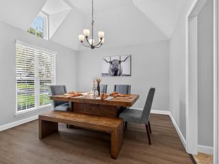 Stunning trail-backed home · game room & disc golf - 1