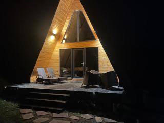 Macko's Cabins - A-Frames with Hot Tub & Mountain Views - 1