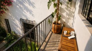 Cozy studio with balcony and pool in Colonia Americana - 4