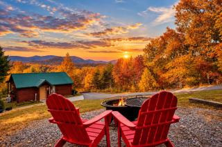 Smoky Mountain Cabin Hot Tub, Fire Pit & Views - 0