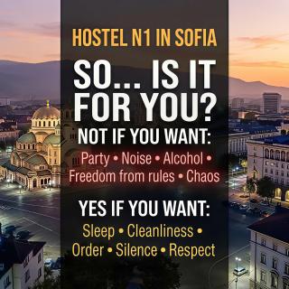 NOT FOR YOU! "No party & Many rules" Hostel N1 - Rigid Rules - 4