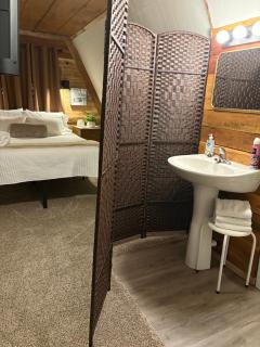 The Rustic Triangle A-Frame with Hot Tub - 4