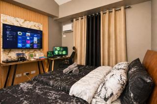 28F Avida Riala Tower 1 Modern Studio with PS4, 100Mbps WiFi, Pool Access and Workspace - 8