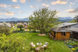 Gartenchalet am Panoramaweg, Eingezäunter Garten - 5