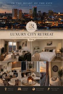 Luxury 1-Bed Apartment - amazing city skyline views - Free Parking - Darts - City Centre - Birmingham - 0