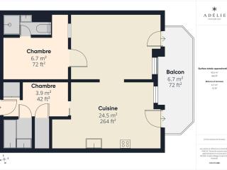 Charmant T2 rénové, proche pistes et commerces, balcon exposé Sud - 5 pers - FR-1-398-610 - 1